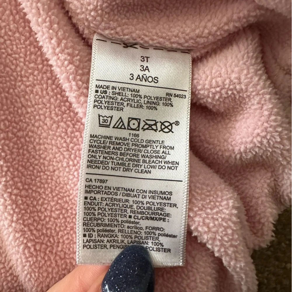 Old Navy Pink Puffer Fleece Lined Jacket - Picture 12 of 13